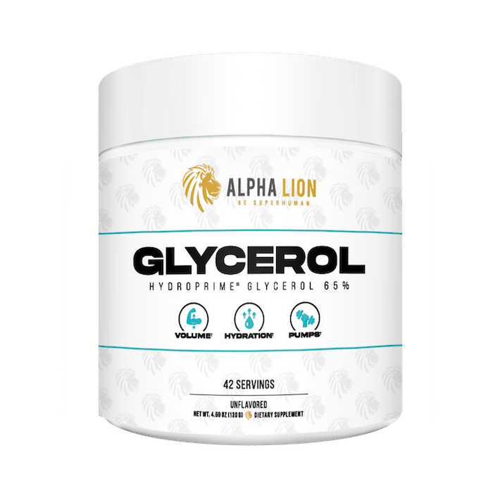 GLYCEROL - PUMPS. VOLUME. HYDRATION. 1 Bottle - Alpha Lion