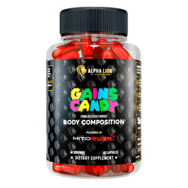 GAINS CANDY™ MITOBURN® - Calorie Burn Amplifier † 1 Bottle - Alpha Lion