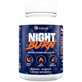 NIGHT BURN - Nighttime Fat Burner NL x1 1 Bottle - Alpha Lion