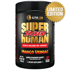 SUPERHUMAN JACKED. Mango Veiniac (Mango Strawberry Sherbet) - Alpha Lion