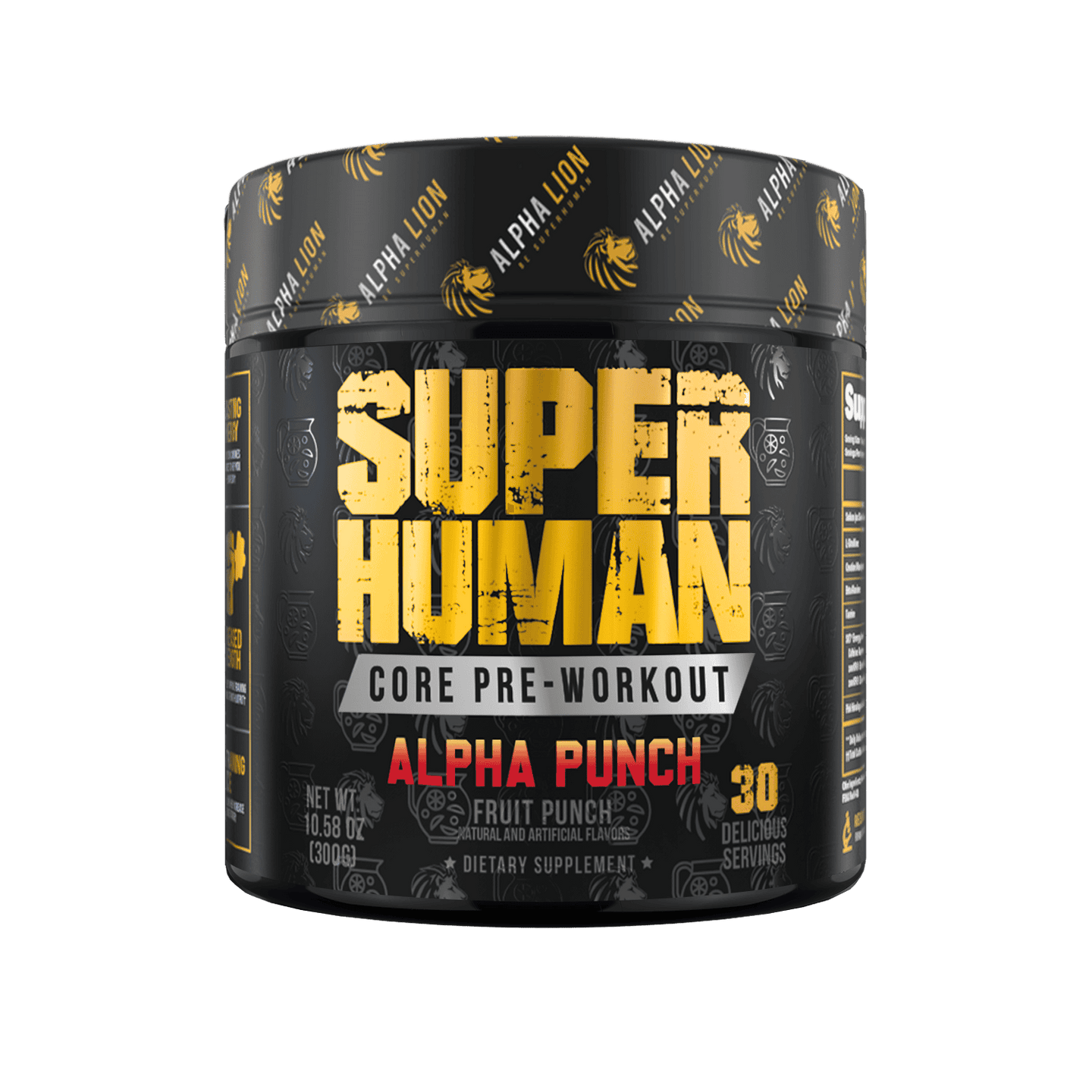 SUPERHUMAN® CORE - PRE-WORKOUT PERFORMANCE ESSENTIALS WF - Alpha Lion