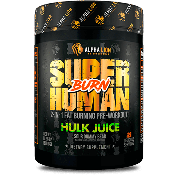 SUPERHUMAN® BURN - 2 in 1 Fat Burning Pre-Workout† UP - 2 Alphalion