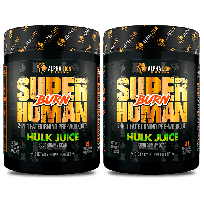 SUPERHUMAN® BURN - 2 in 1 Fat Burning Pre-Workout† UP - 5 Alphalion