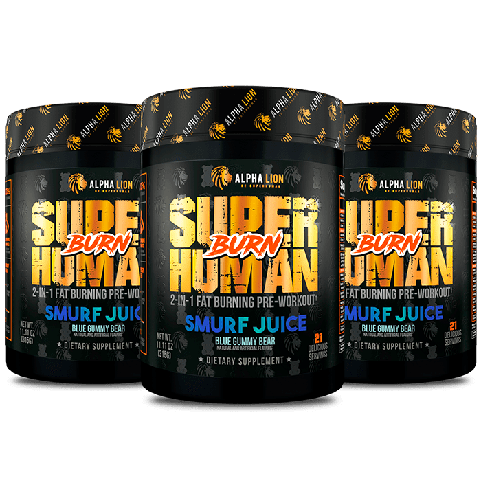 SUPERHUMAN® BURN - 2 in 1 Fat Burning Pre-Workout† UP - 8 Alphalion