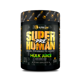 SUPERHUMAN® PRE-WORKOUT FG 1 Bottle / HULK JUICE (Sour Gummy Bear) - Alpha Lion