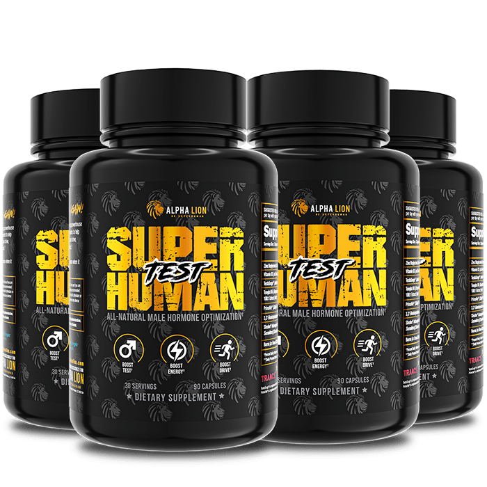 SUPERHUMAN® TEST - Natural Male Hormone Optimization - 8 Alphalion